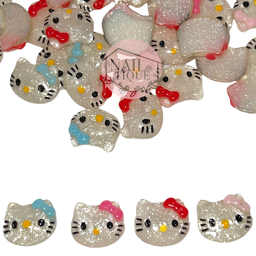 3D Hello Kitty Charms (4 pieces)