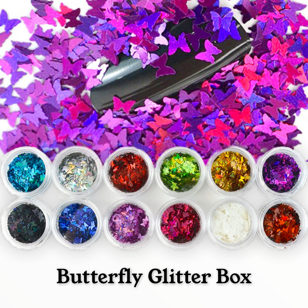 Butterfly Glitter Box